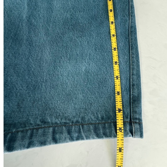 RCCSKATE Mens Denim Jeans Size XS Baggy Wide Leg Y2K Skate Pants Streetwear - Picture 12 of 12
